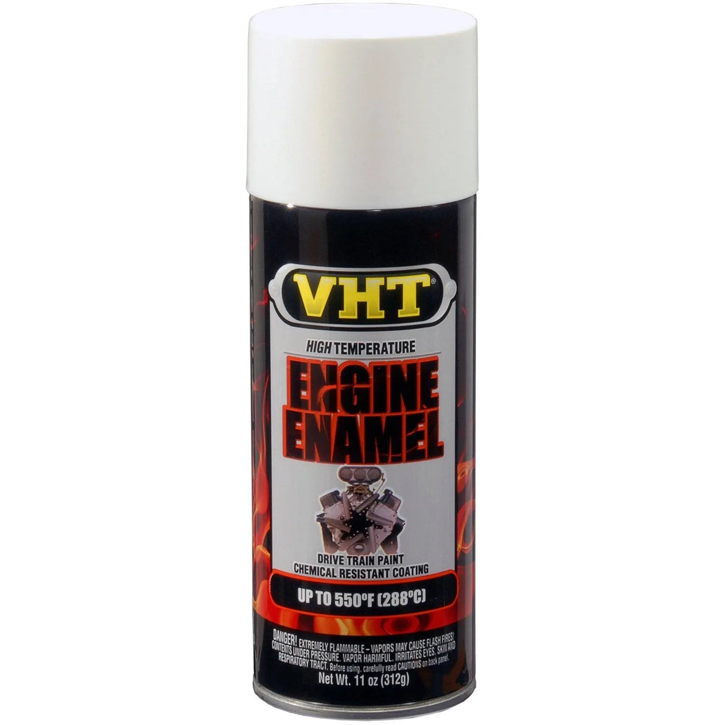 VHT ENGINE ENAMEL SP129 Gloss White Can - 11 Ounce