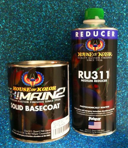 House of Kolor S2-25 SHIMRIN2 Jet Black with RU311 Reducer 1 Quart KIT