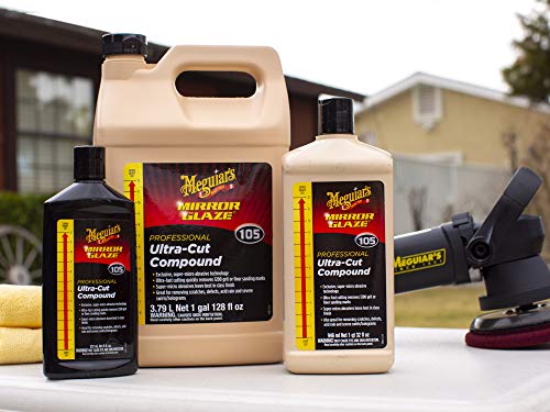 Meguiar's M10501 Mirror Glaze Ultra-Cut Compound, 1 gallon, 1 Pack