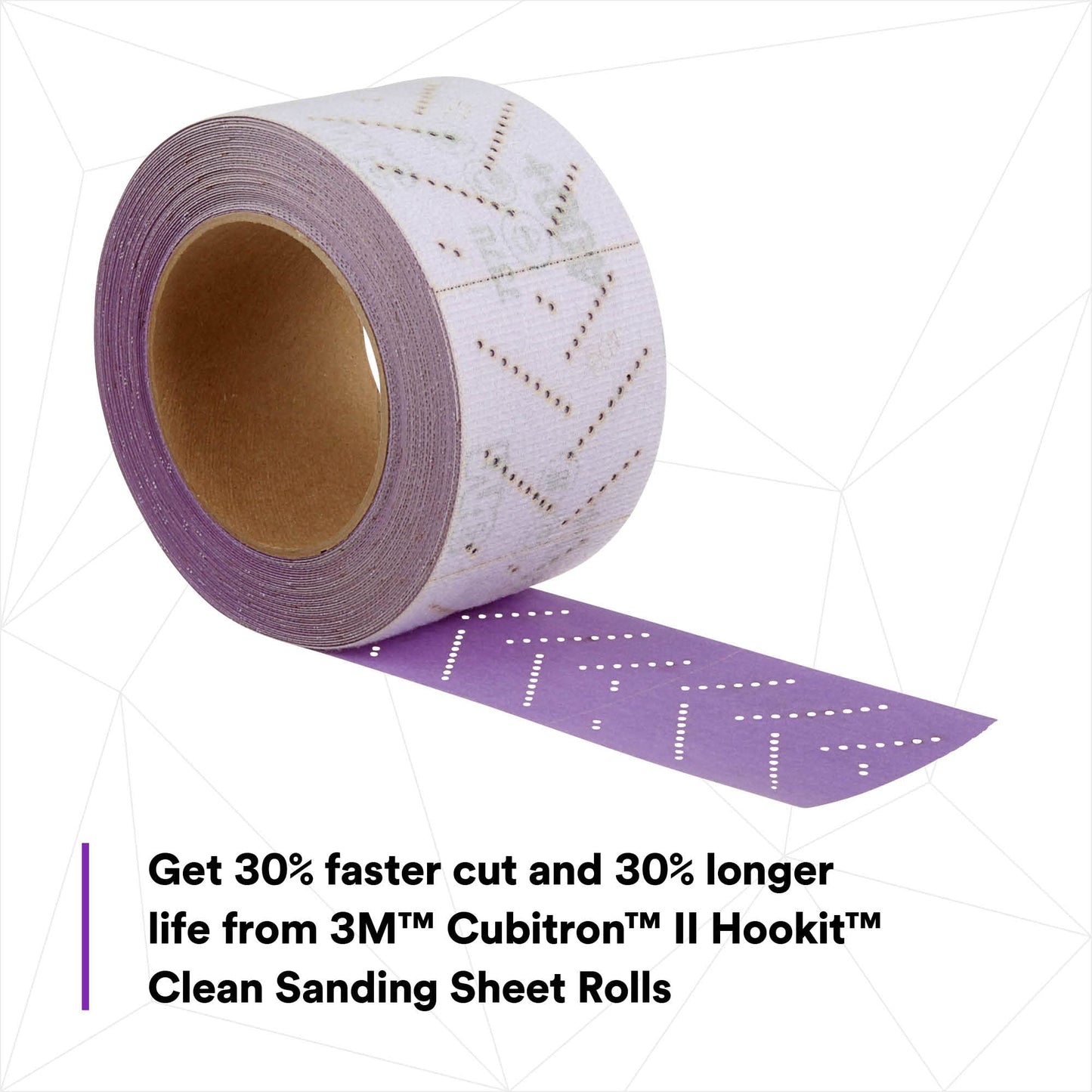 3M - 3M CUBITRON II CLEAN SANDING HOOKIT ABRASIVE ROLL (34450)