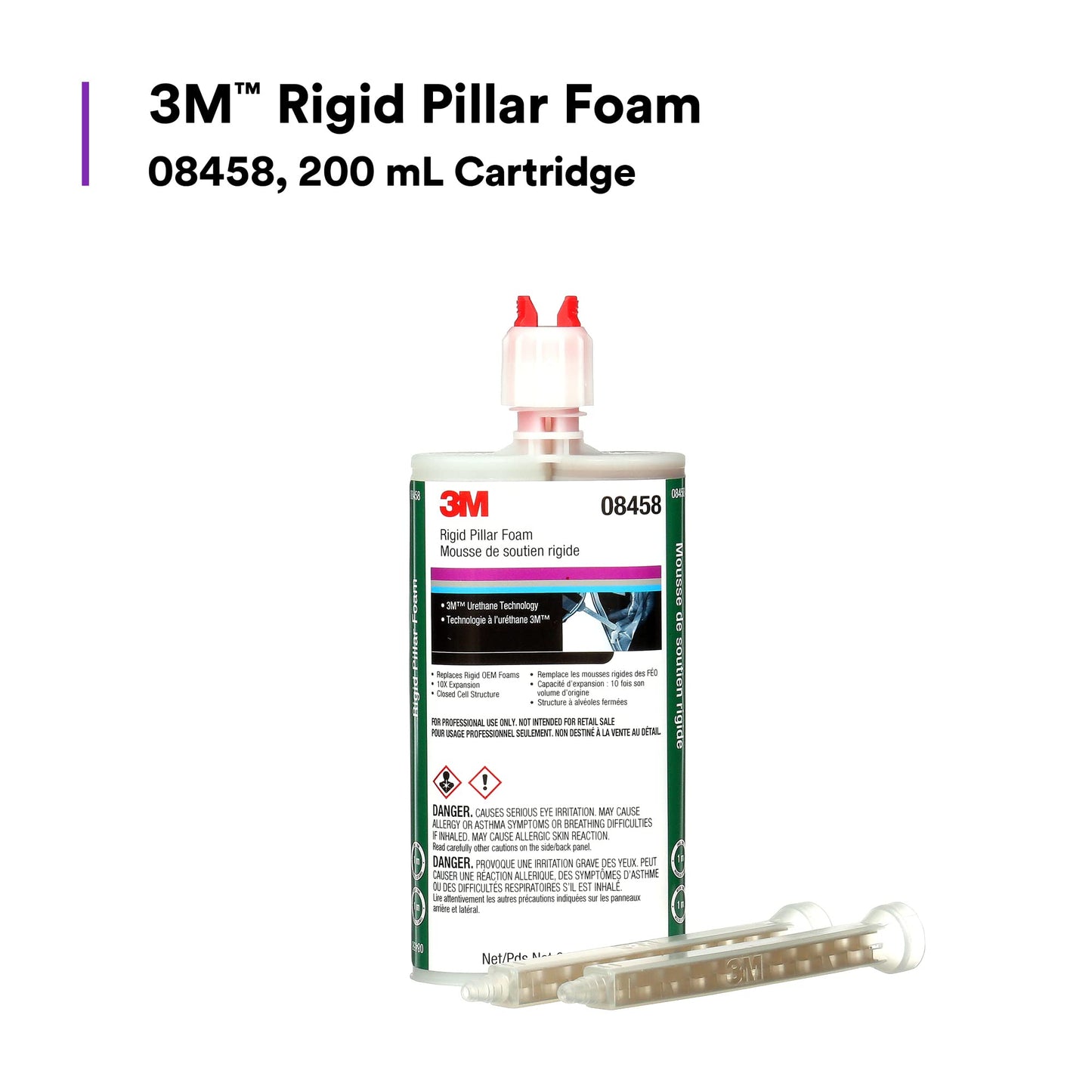 3M 08458 Rigid Pillar Foam Cartridge - 200 ml