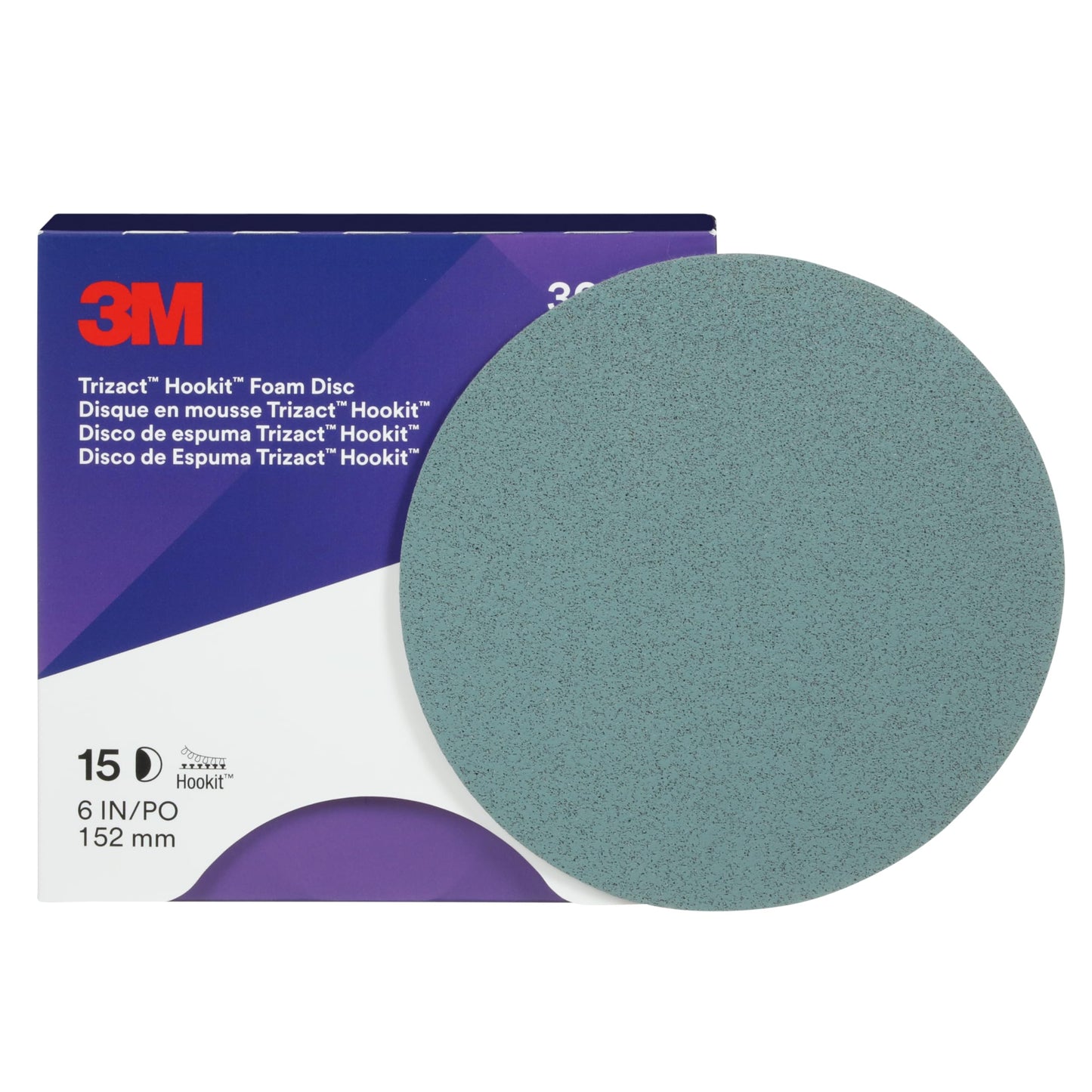 3M (30662) Hookit Trizact 6" 5000 Grit Foam Disc