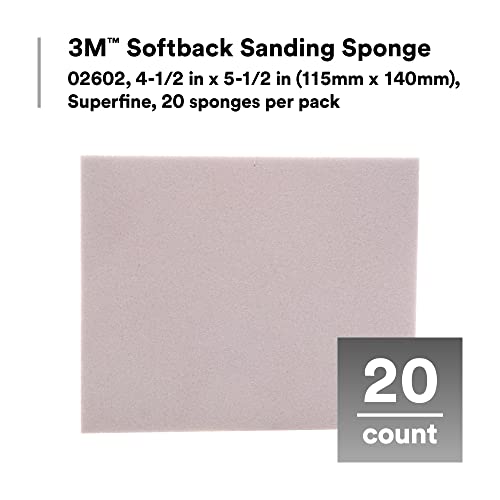 3M 2602 3M Superfine Softback Sanding Sponge