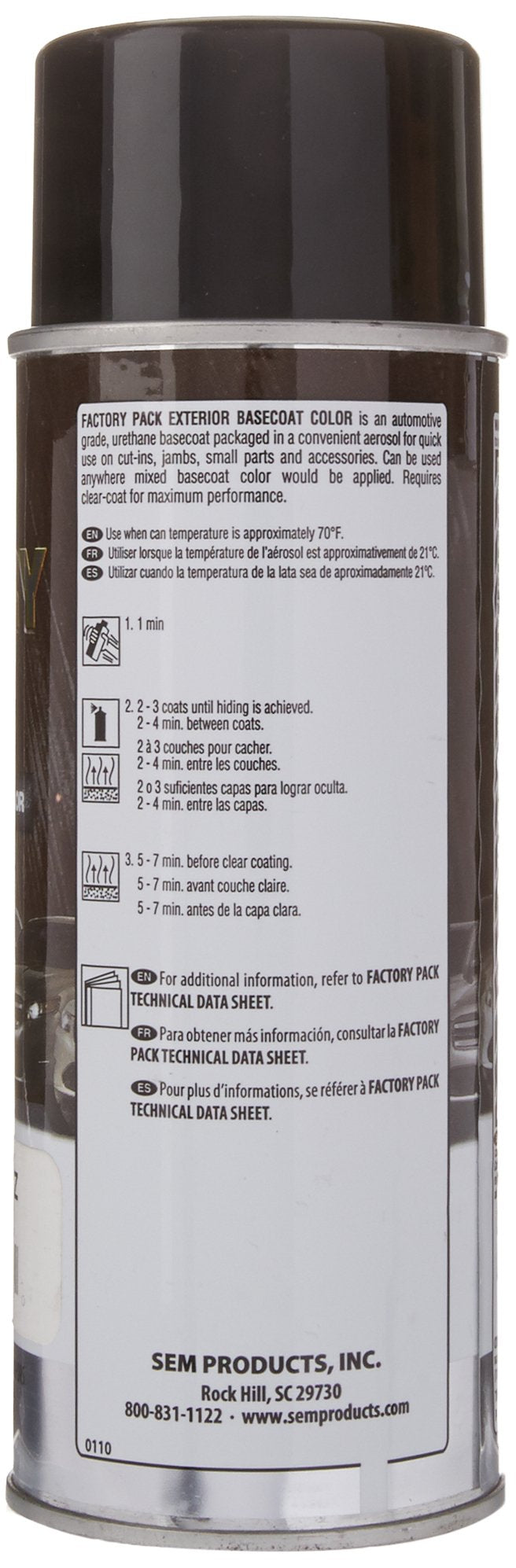 SEM 19023 White Factory Pack Aerosol - 12 oz