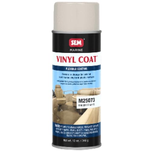 SEM M25073 Ranger Off-White Marine Vinyl Coat - 16 oz