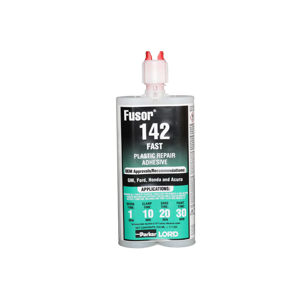 Lord Fusor 142 Plastic Repair Adhesive, Fast, 7.1 Oz. 210ml