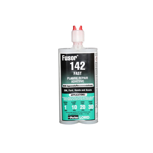 Lord Fusor 142 Plastic Repair Adhesive, Fast, 7.1 Oz. 210ml