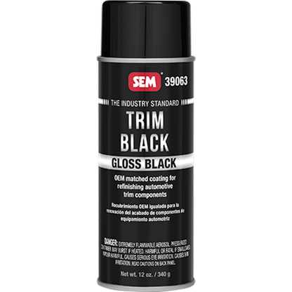 SEM 39063 Gloss Trim Black Aerosol - 16 oz.