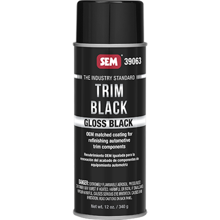 SEM 39063 Gloss Trim Black Aerosol - 16 oz.
