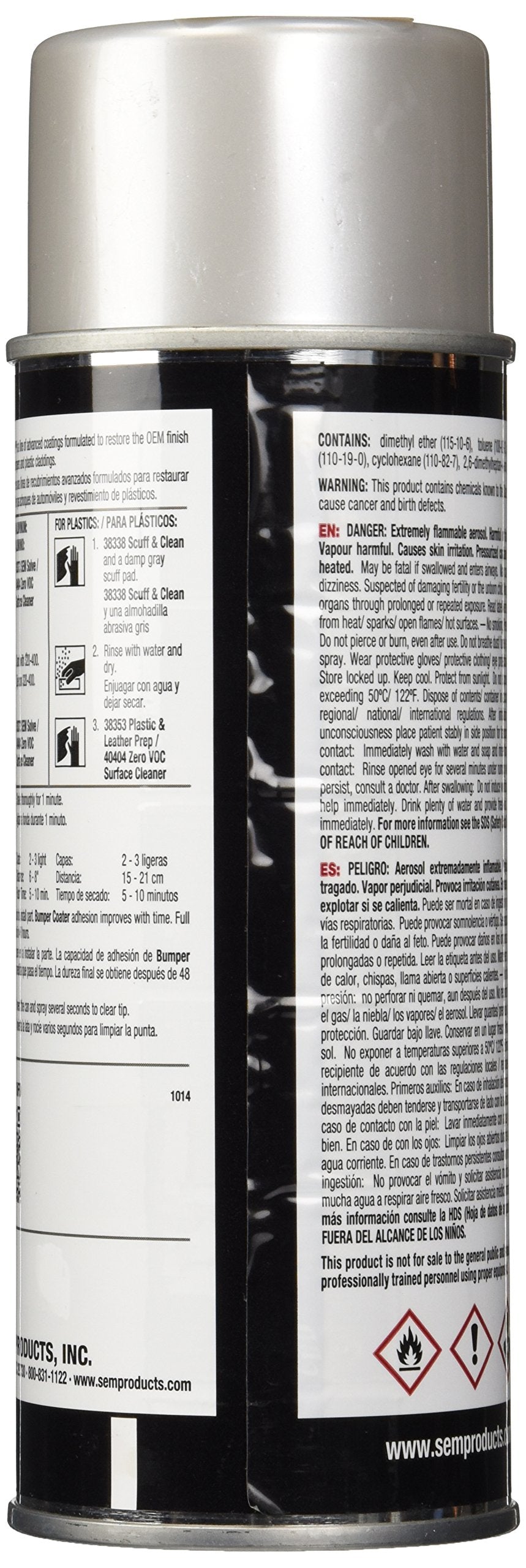 SEM 39283 Lite Titanium Bumper Coater Aerosol - 16 oz.