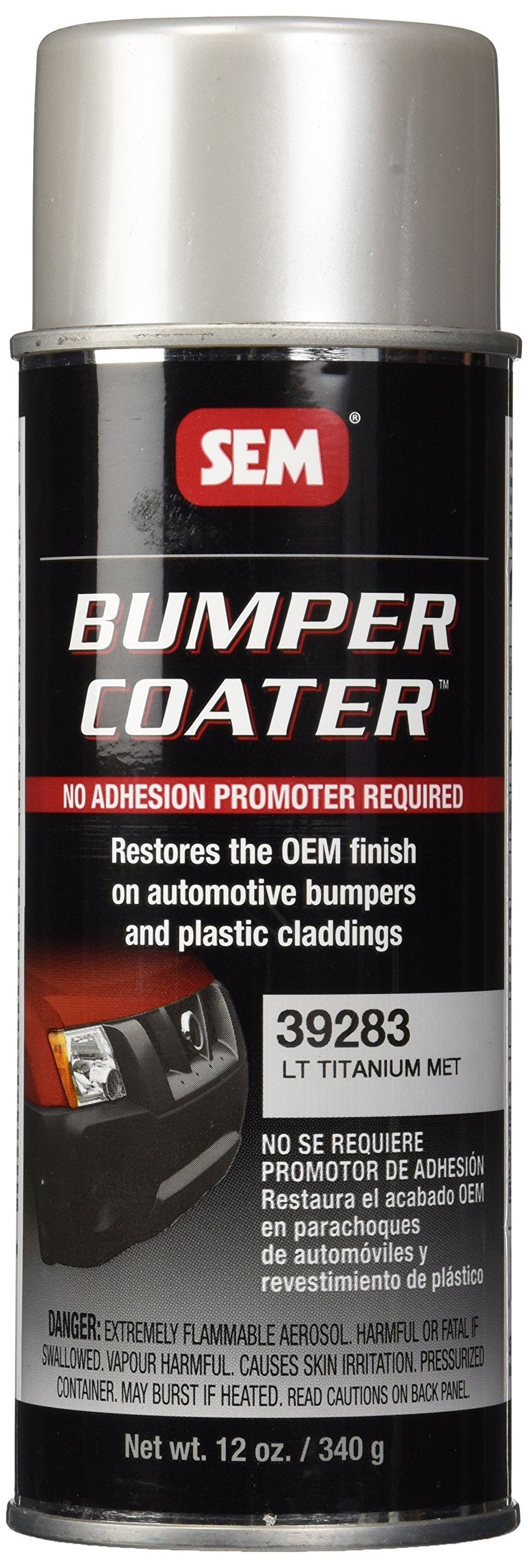 SEM 39283 Lite Titanium Bumper Coater Aerosol - 16 oz.