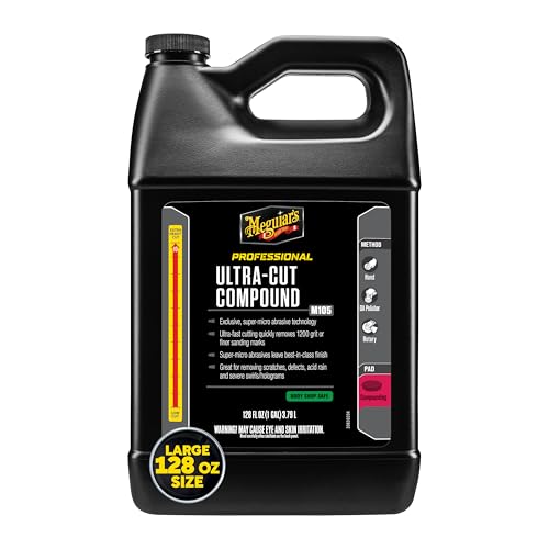 Meguiar's M10501 Mirror Glaze Ultra-Cut Compound, 1 gallon, 1 Pack