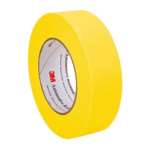 3M Automotive Refinish Masking Tape, 06654, 9.14 cm x 180 ft (36 mm x 55 m), 24 Pack