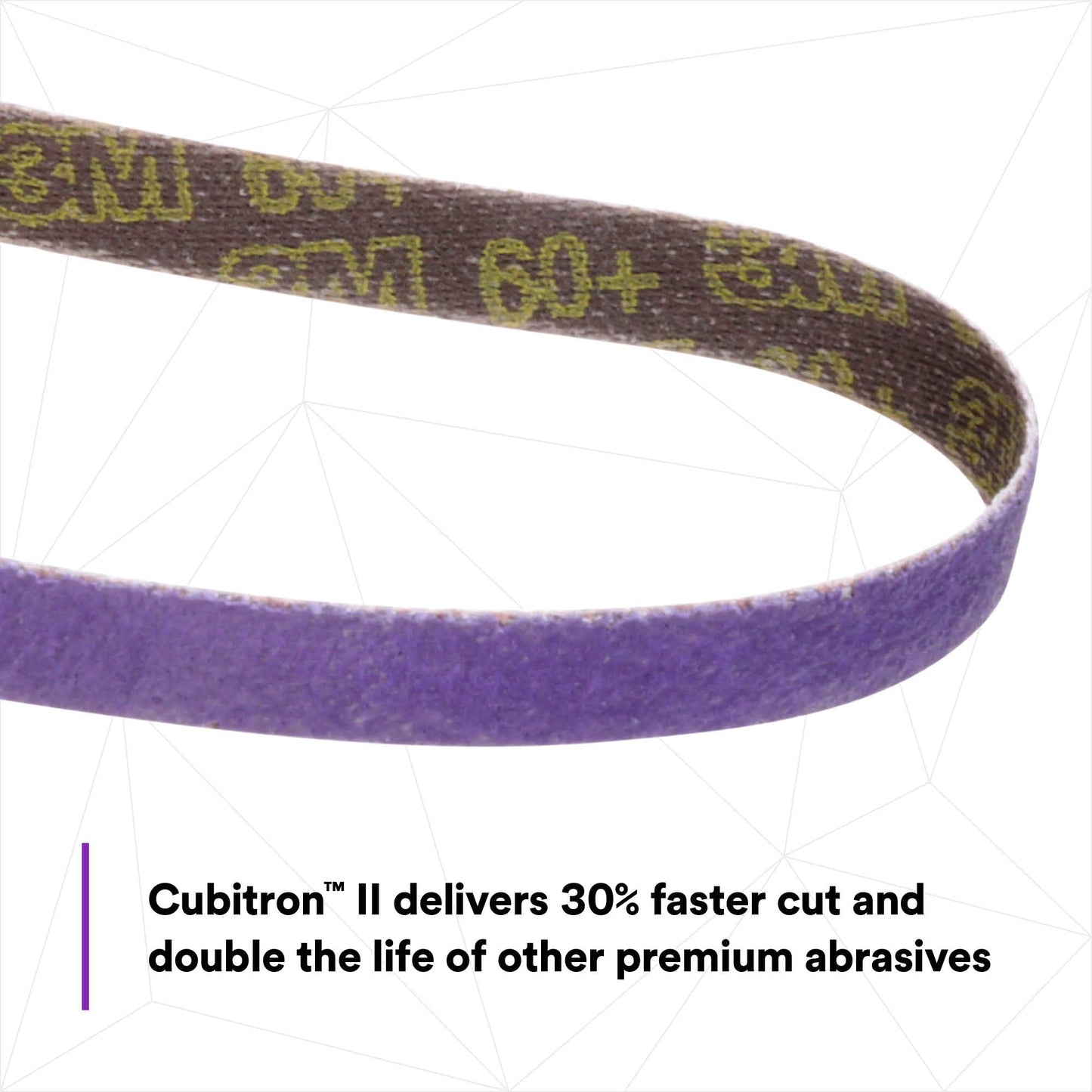 Cubitron 3M II File Belt, 10 Belts per Carton