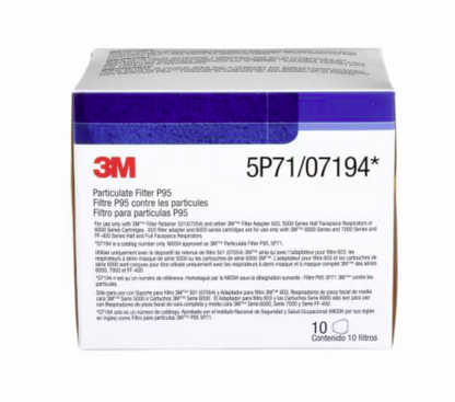 3M™ Particulate Filter,07194/5P71, P95, 10-pair box