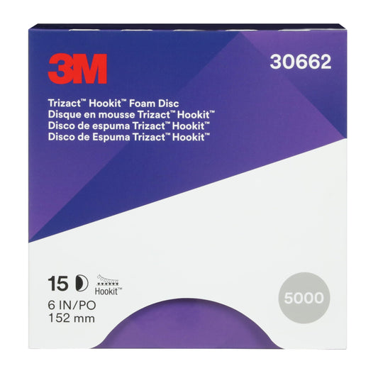 3M (30662) Hookit Trizact 6" 5000 Grit Foam Disc
