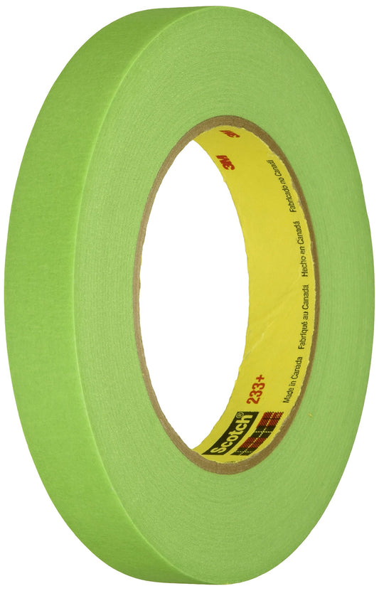 3M 233+ Scotch Performance Green Masking Tape 26334 .7” (18 mm x 55 m)