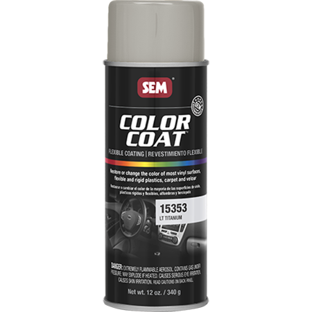 SEM Products Color Coat 15353 Lt Titanium - 16 oz