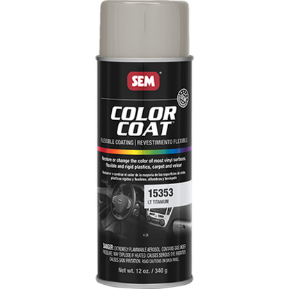 SEM Products Color Coat 15353 Lt Titanium - 16 oz