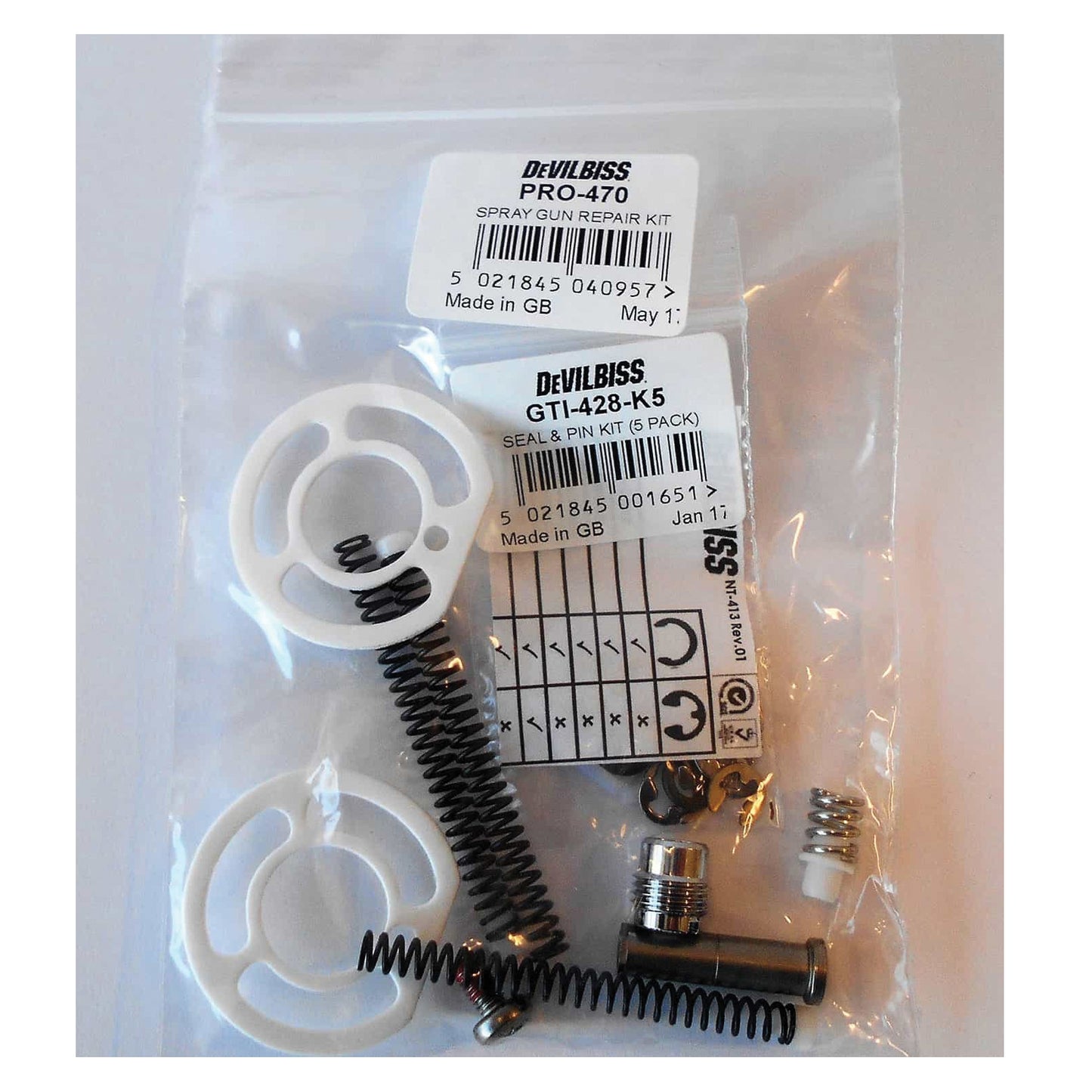 DeVilbiss Factory Parts for Tekna Guns (legacy)