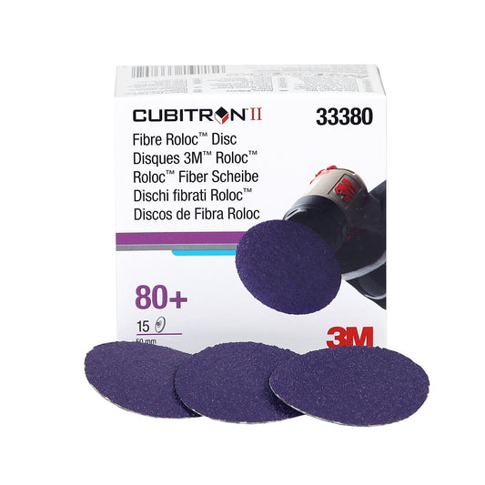 3M - CUBITRONII Fibre ROLOC DISC 2 80+ 15/BX 6BX/CS (33380)