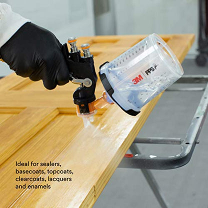 3M Accuspray Paint Spray Gun Nozzle Refills for PPS 2.0, 26614, 1.4 mm, Orange, Use with PPS 2.0 Spray Gun System for Like-New Paint Spray Performance, 4 Pack