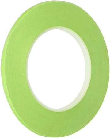 3M 233+ Scotch Performance Green Masking Tape, 26344, .25" (6 mm x 55 m)